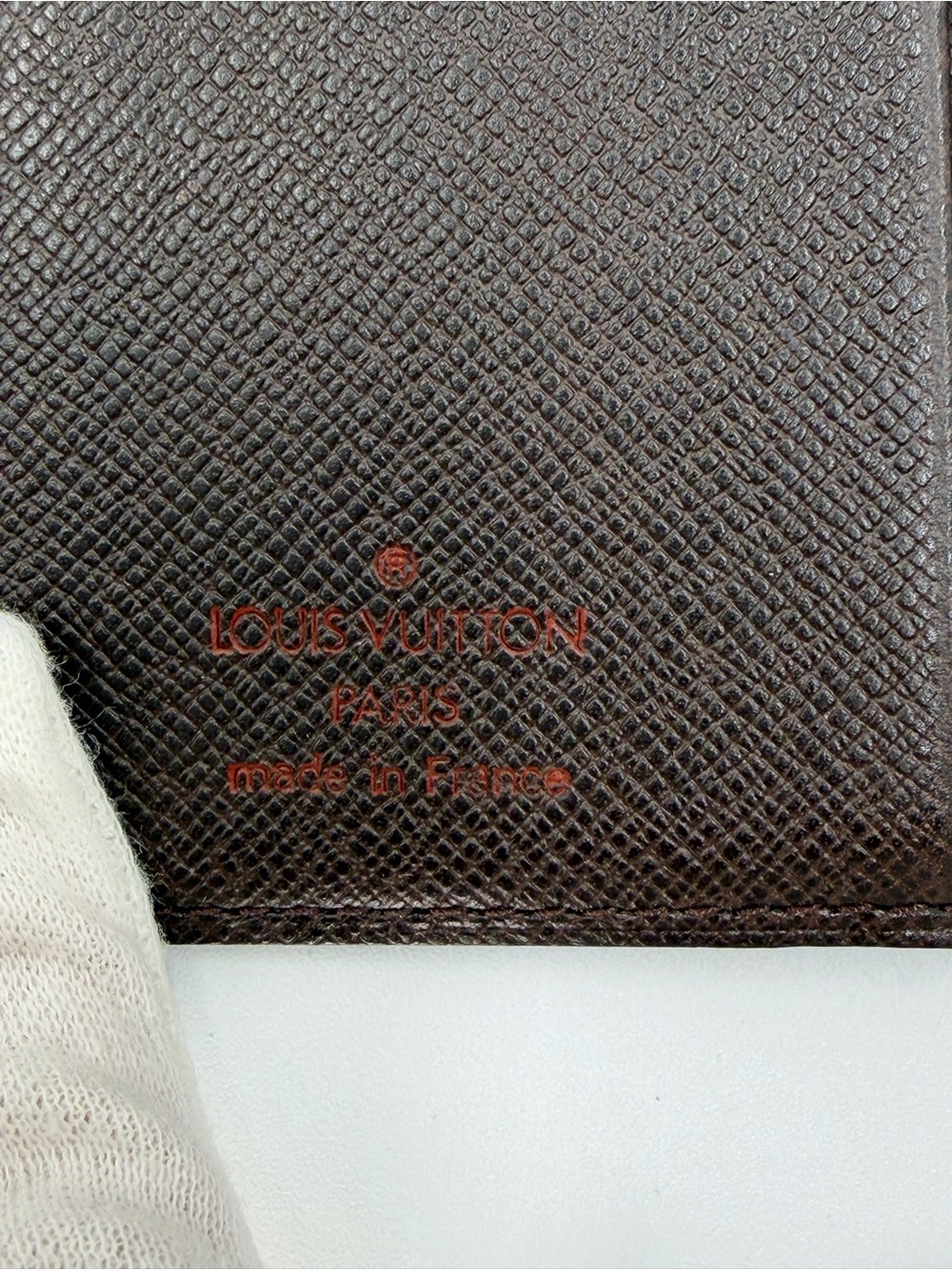 Louis Vuitton Damier Ebene Snap Close Card Holder w/LV Box and Entrupy COA - Picture 9 of 16